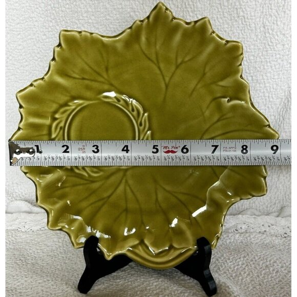 Woodfield Plates By Stubenville Set Of 3 Vintage Leaf Shaped Russell Wright 1941 - Picture 7 of 11